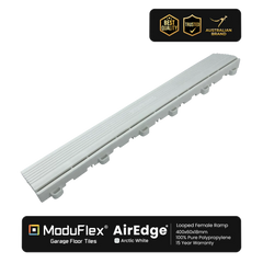 ModuFlex AirEdge –  Looped Female Ramp - Arctic White