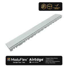 ModuFlex AirEdge –  Pegged Male Ramp - Arctic White