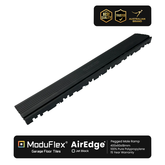 ModuFlex AirEdge – Pegged Male Ramp - Jet Black
