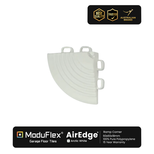 ModuFlex AirEdge –  Ramp Corner - Arctic White
