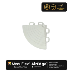 ModuFlex AirEdge –  Ramp Corner - Arctic White