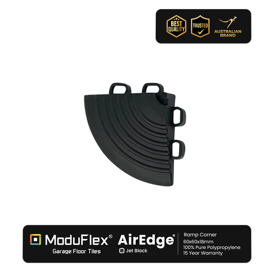 ModuFlex AirEdge –  Ramp Corner - Jet Black