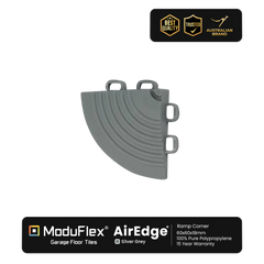 ModuFlex AirEdge –  Ramp Corner - Silver Grey