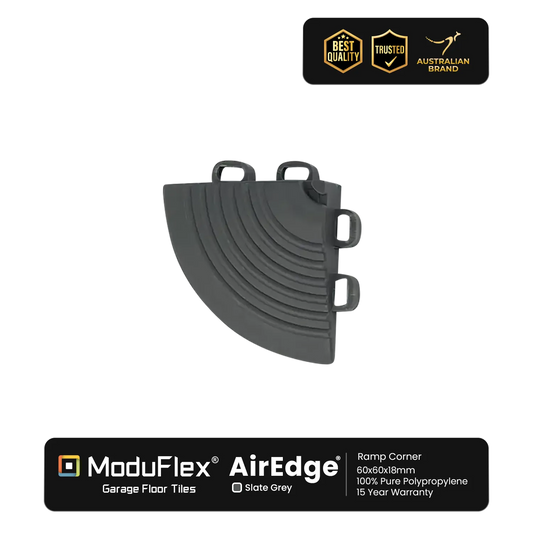 ModuFlex AirEdge –  Ramp Corner - Slate Grey