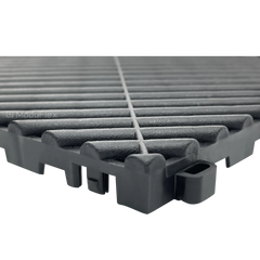 ModuFlex AirRib Garage Floor Tile – Jet Black