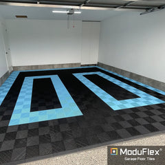 ModuFlex AirRib Garage Floor Tile – Jet Black