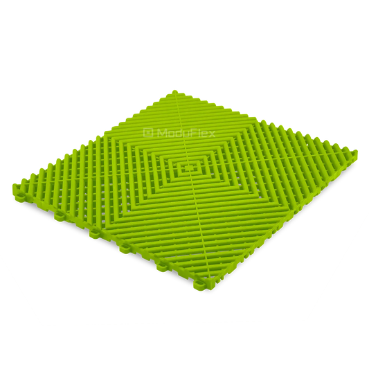 ModuFlex AirRib Garage Floor Tile – Lime