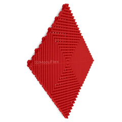 ModuFlex AirRib Garage Floor Tile – Racing Red