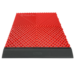 ModuFlex AirRib Garage Floor Tile – Racing Red
