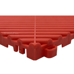 ModuFlex AirRib Garage Floor Tile – Racing Red
