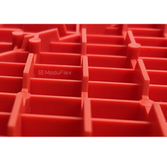 ModuFlex AirRib Garage Floor Tile – Racing Red