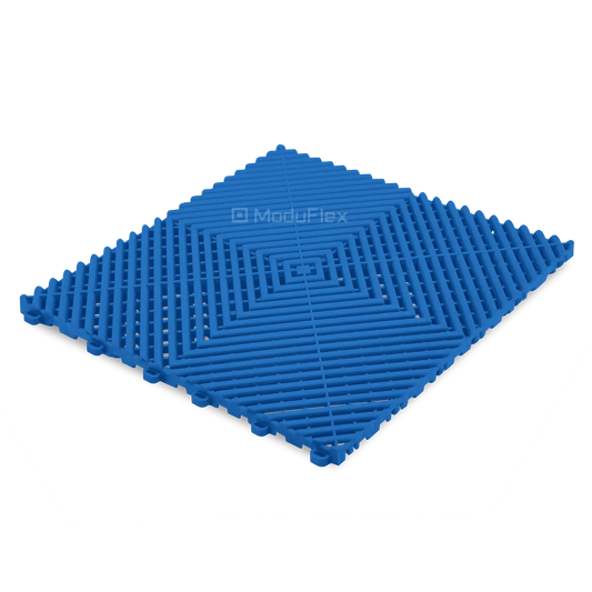 ModuFlex AirRib Garage Floor Tile – Royal Blue