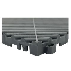 ModuFlex AirRib Garage Floor Tile – Slate Grey