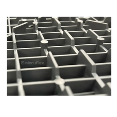 ModuFlex AirRib Garage Floor Tile – Slate Grey