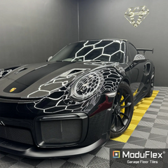 ModuFlex AirRib Garage Floor Tile – Slate Grey