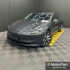 ModuFlex AirRib Garage Floor Tile – Slate Grey