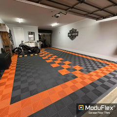 ModuFlex AirRib Garage Floor Tile – Slate Grey