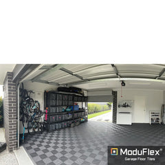 ModuFlex AirRib Garage Floor Tile – Slate Grey