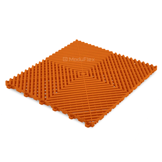 ModuFlex AirRib Garage Floor Tile – Tropical Orange