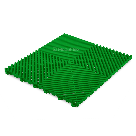 ModuFlex AirRib Garage Floor Tile – Turf Green
