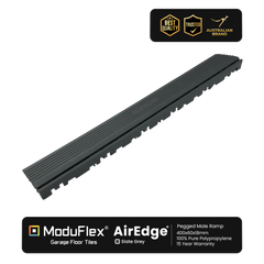 ModuFlex AirEdge –  Pegged Male Ramp - Slate Grey