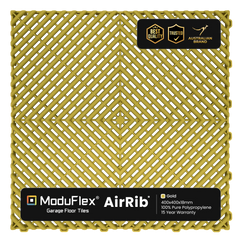 ModuFlex AirRib Garage Floor Tile – Gold