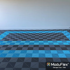 ModuFlex AirRib Garage Floor Tile – Sky Blue